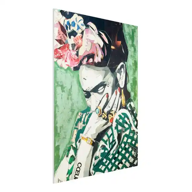 Frida Kahlo - Collage No.3 Forexbild - Hochformat Sale