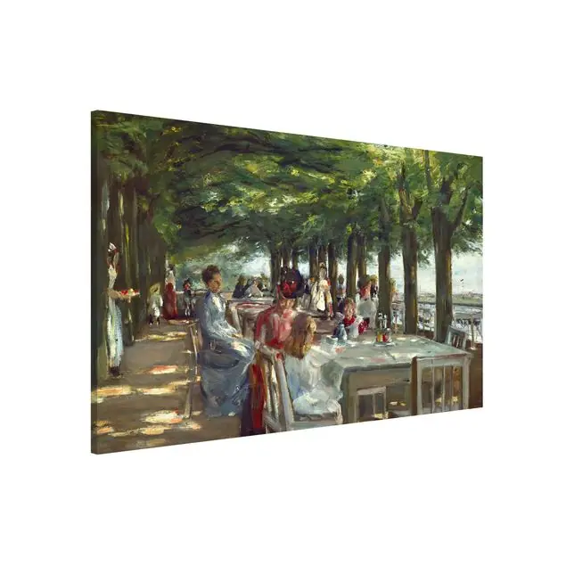 Ausverkauf Max Liebermann - Terrasse des Restaurants Jacob Magnettafel - Querformat 3:2