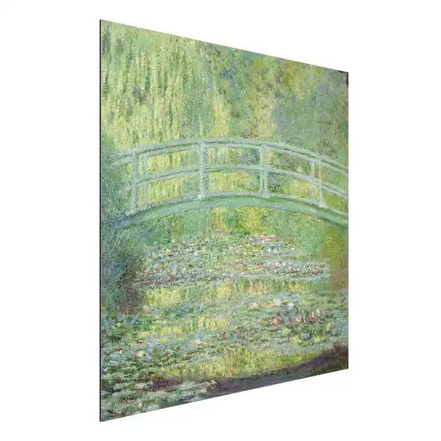 Claude Monet - Japanische Brücke Alu-Dibond Outdoor Bild Neuheit