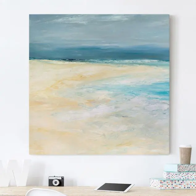 Sturm auf dem Meer I Leinwandbild • hergestellt in Deutschland • langlebiges Canvas mit Holzkeilrahmen • klassische Struktur • 260 g/m² Sale