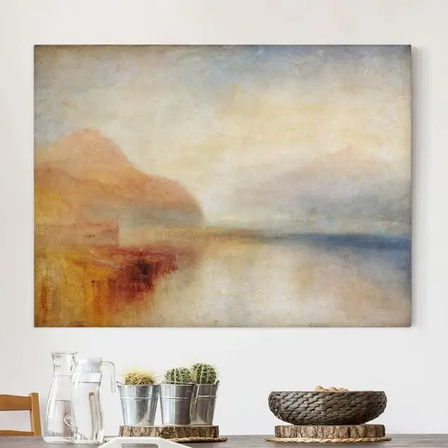 William Turner - Monte Rosa Leinwandbild • hergestellt in Deutschland • langlebiges Canvas mit Holzkeilrahmen • klassische Struktur • 260 g/m² Sonderangebot