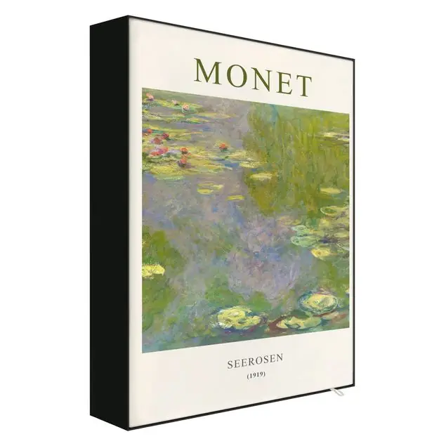 Claude Monet - Seerosen - Museumsedition Akustik-Wechselbild Meistverkauft