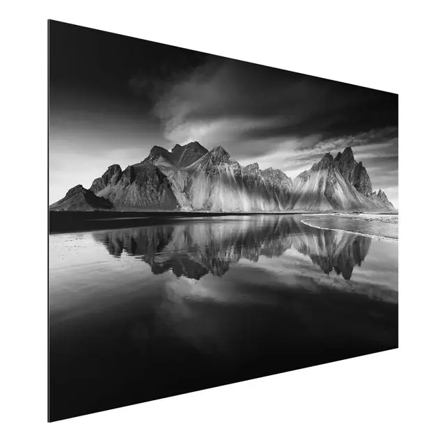 Preiswert Vesturhorn in Island Alu-Dibond Outdoor Bild