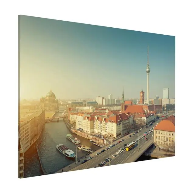 Berlin am Morgen Magnettafel - Querformat 4:3 Solange Der Vorrat Reicht
