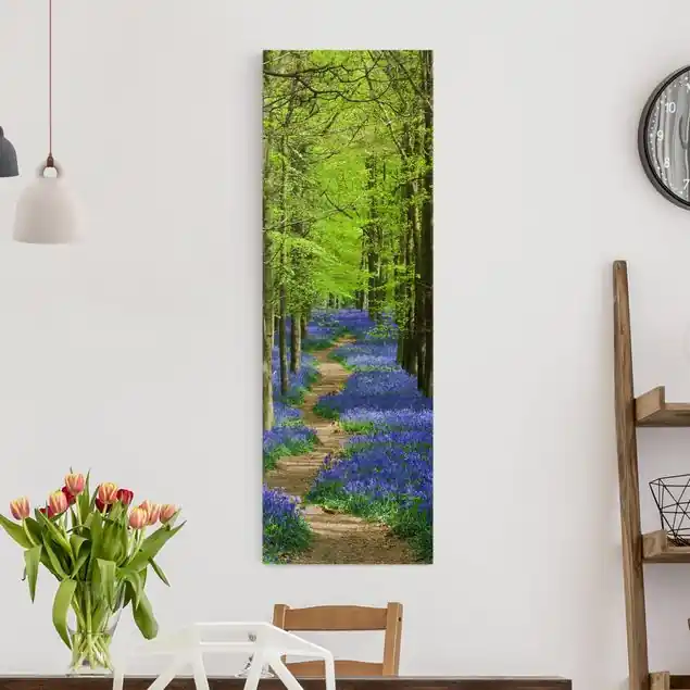 Wanderweg in Hertfordshire Leinwandbild • hergestellt in Deutschland • langlebiges Canvas mit Holzkeilrahmen • klassische Struktur • 260 g/m² Finale Aktion