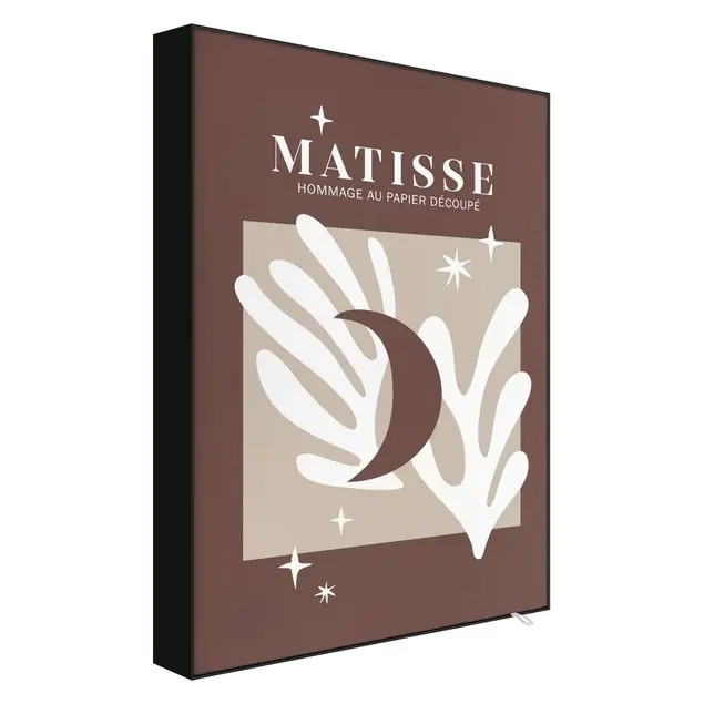 Matisse Interpretation - Mond und Sterne Rot Wechselbild Neue Ware