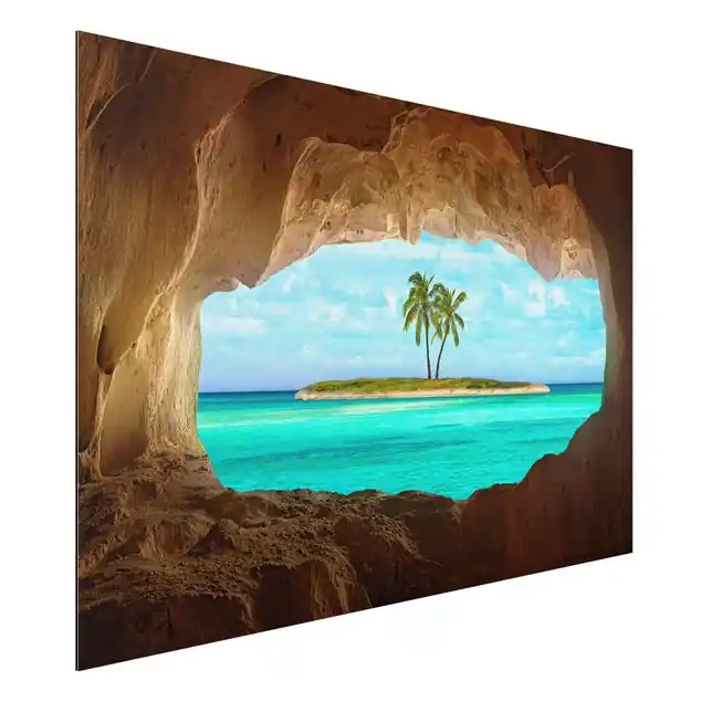 Blick ins Paradies Alu-Dibond Outdoor Bild Sofort Bestellen