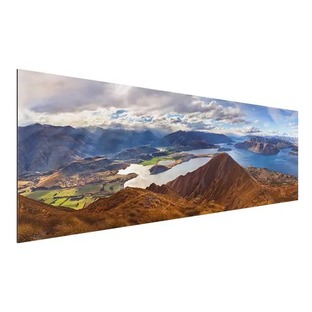 Roys Peak in Neuseeland Alu-Dibond Outdoor Bild Bestseller