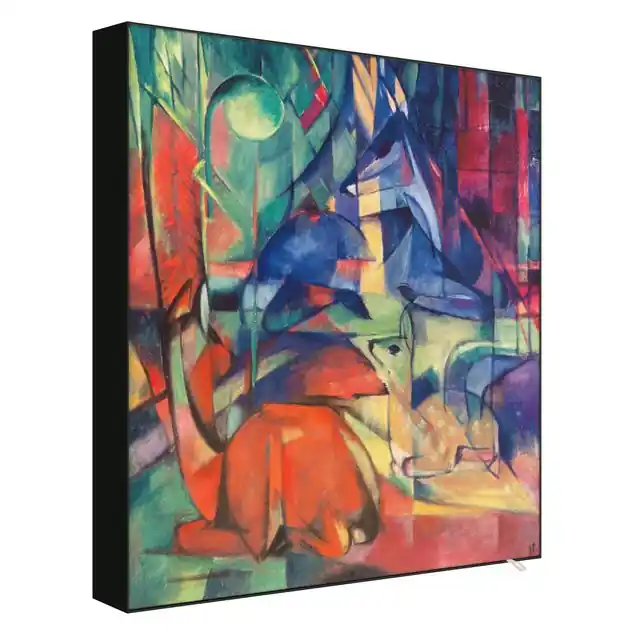Franz Marc - Rehe im Walde Wechselbild Nur Heute