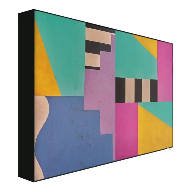 Highlight Big Bold Color Block Concrete Akustik-Wechselbild