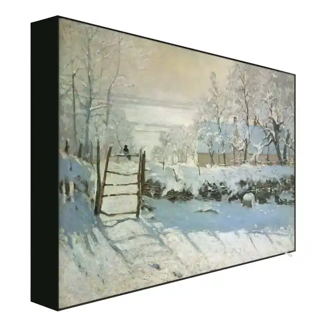 Claude Monet - Die Elster Akustik-Wechselbild Neue Kollektion