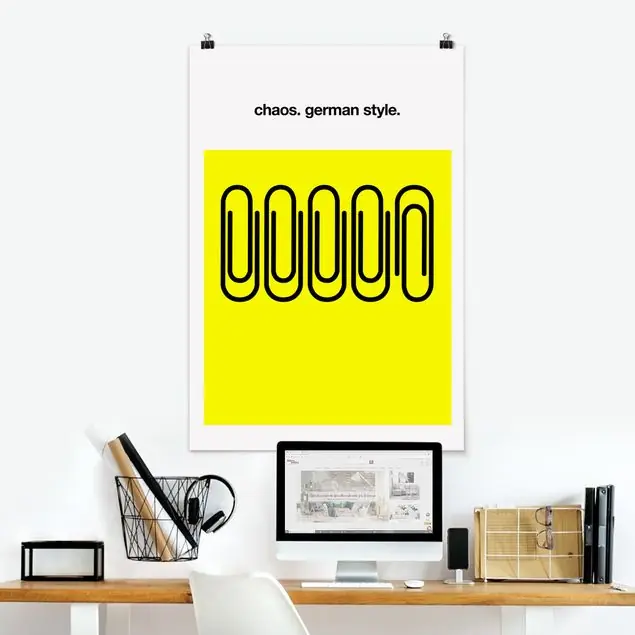 German Chaos Poster Neuheit