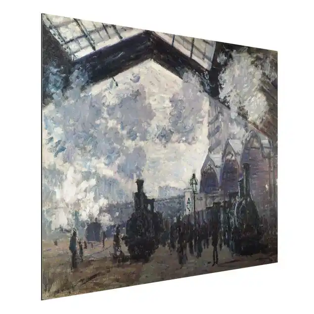 Highlight Claude Monet - Gare Saint Lazare Alu-Dibond Outdoor Bild