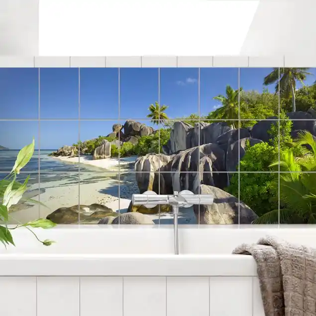Traumstrand Seychellen Markenprodukt