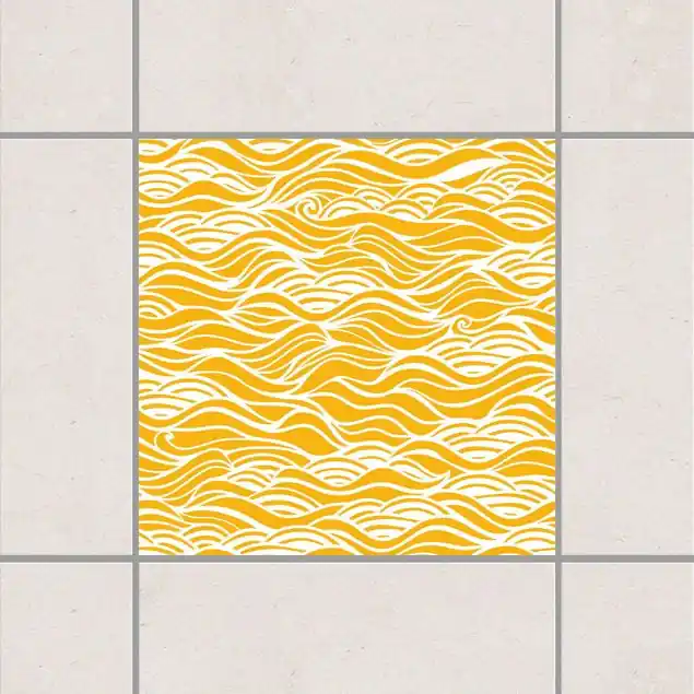 Super-Preis Sie träumten von zarten Wellen am Meer Melon Yellow Gelb