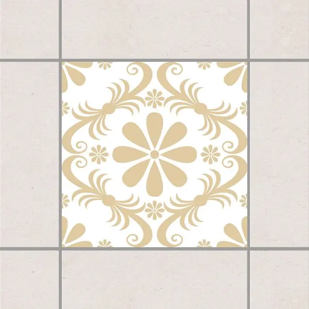 Kostenfreie Lieferung Blumendesign White Light Brown Braun