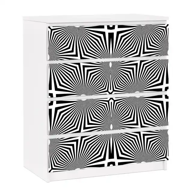 Neuheit Abstraktes Ornament Schwarzweiß