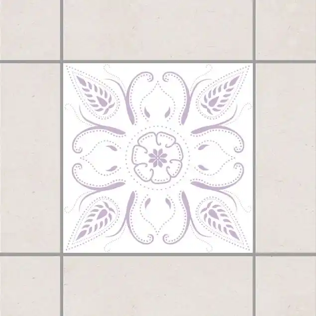 Nur Heute Bandana White Lavender Flieder