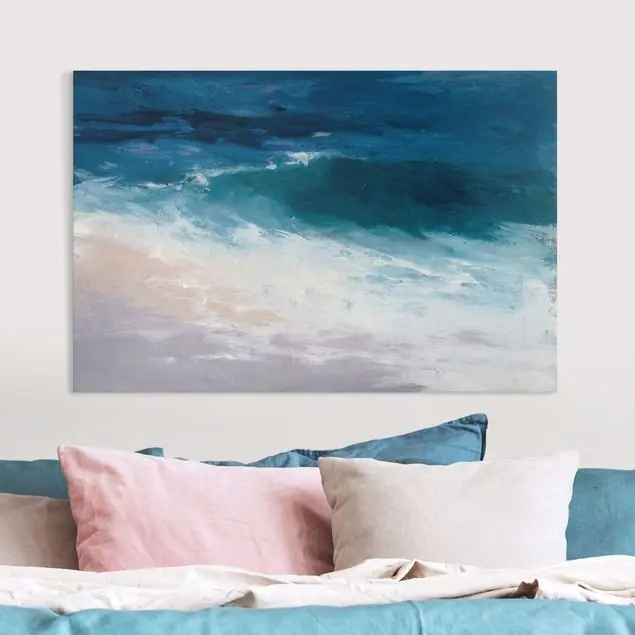 Abendflut Leinwandbild • hergestellt in Deutschland • langlebiges Canvas mit Holzkeilrahmen • klassische Struktur Direkt Vom Hersteller