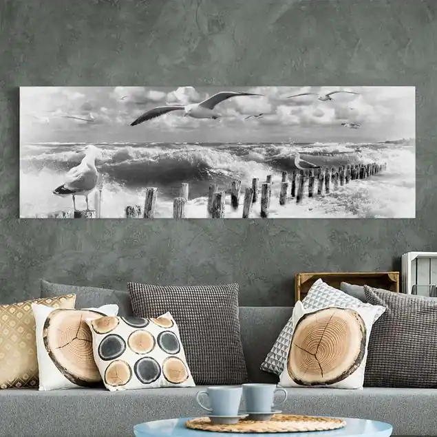 Absolut Sylt II Leinwandbild • hergestellt in Deutschland • langlebiges Canvas mit Holzkeilrahmen • klassische Struktur Expressversand