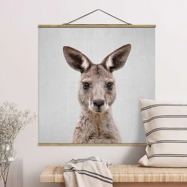 Känguru Knut Stoffbild Mega-Angebot