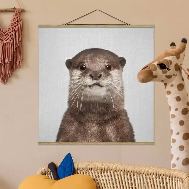 Otter Oswald Stoffbild Heißes Angebot