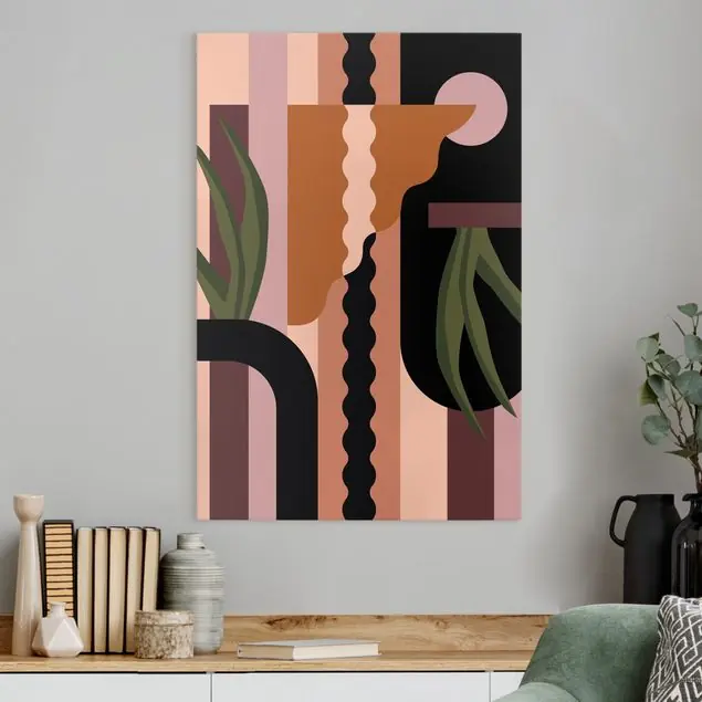 Zwillinge Leinwandbild • hergestellt in Deutschland • langlebiges Canvas mit Holzkeilrahmen • klassische Struktur Solange Der Vorrat Reicht