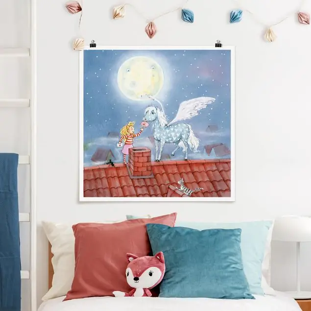 Neue Kollektion Maries Zauberpony Poster - Quadrat
