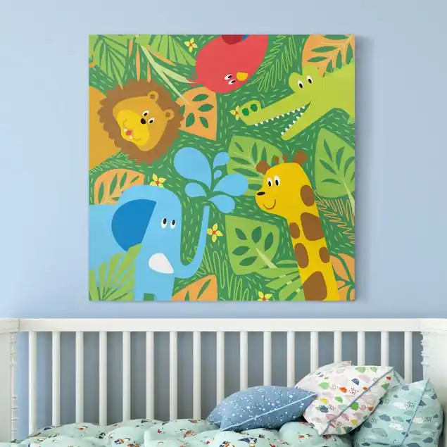 Zootiere                               Leinwandbild – Canvas Saisonangebot