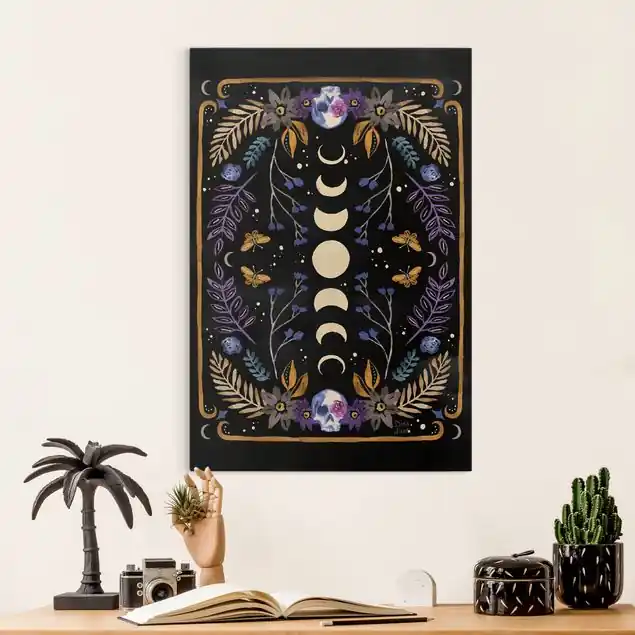 Sale Mystische Zeiten Leinwandbild • hergestellt in Deutschland • langlebiges Canvas mit Holzkeilrahmen • klassische Struktur