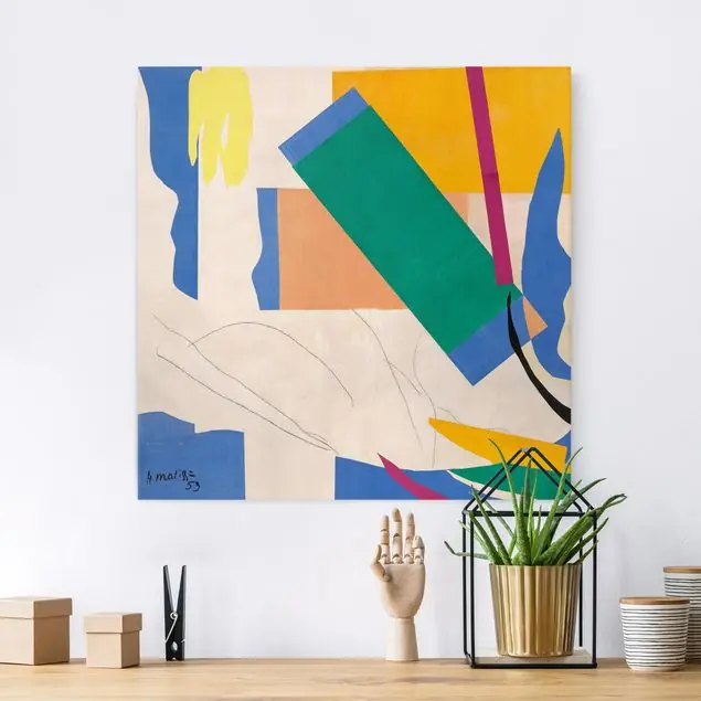 Henri Matisse - Erinnerung an Ozeanien Leinwandbild • hergestellt in Deutschland • langlebiges Canvas mit Holzkeilrahmen • klassische Struktur Angebot