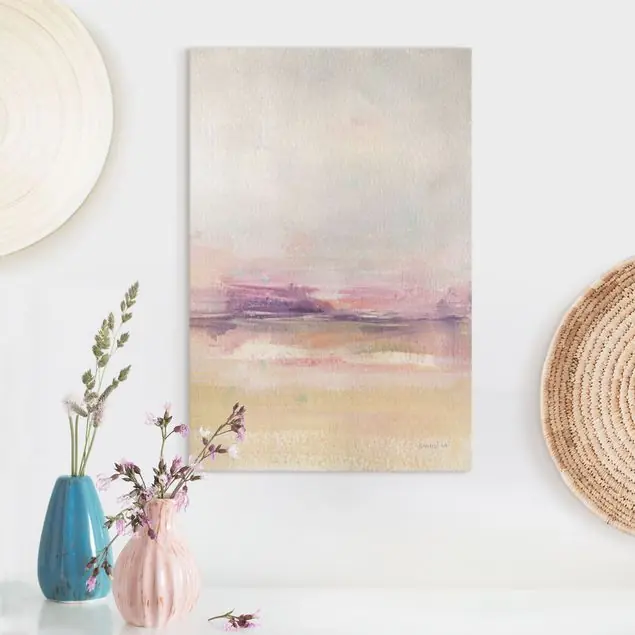Nur Für Kurze Zeit Licht und Wasser Leinwandbild • hergestellt in Deutschland • langlebiges Canvas mit Holzkeilrahmen • klassische Struktur
