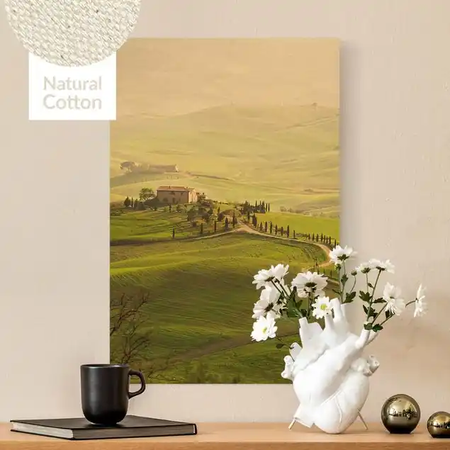 Chianti Toskana Leinwandbild auf Canvas Natural Nur Für Kurze Zeit
