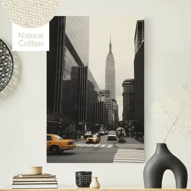 Empire State Building Leinwandbild auf Canvas Natural Beliebt