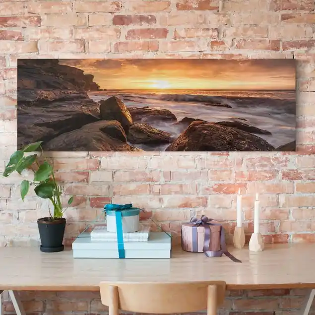 Sonderaktion Cape Solander Leinwandbild • hergestellt in Deutschland • langlebiges Canvas mit Holzkeilrahmen • klassische Struktur