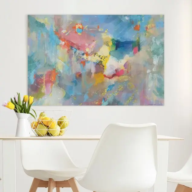 Letzte Chance Galaxienkern Leinwandbild • hergestellt in Deutschland • langlebiges Canvas mit Holzkeilrahmen • klassische Struktur