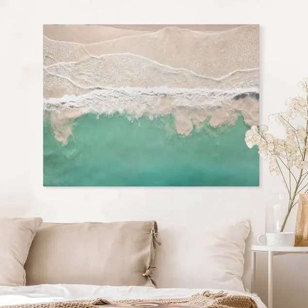 Das Meer Leinwandbild • hergestellt in Deutschland • langlebiges Canvas mit Holzkeilrahmen • klassische Struktur Jetzt Bestellen
