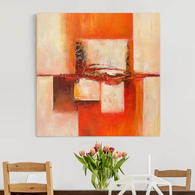 Expressversand Shambala Leinwandbild • hergestellt in Deutschland • langlebiges Canvas mit Holzkeilrahmen • klassische Struktur