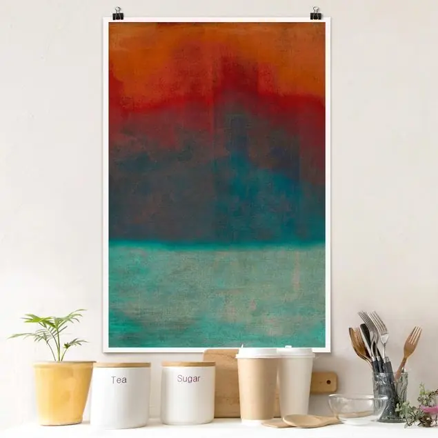 Zuhause am Meer Poster Bestpreis
